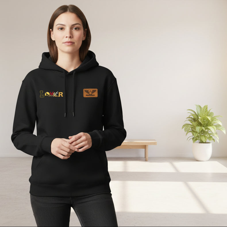 Tiger Graphic Hoodie, Lone Wolf Sweatshirt, Unisex Fleece Pullover, Softstyle, Cozy Animal Print Printify