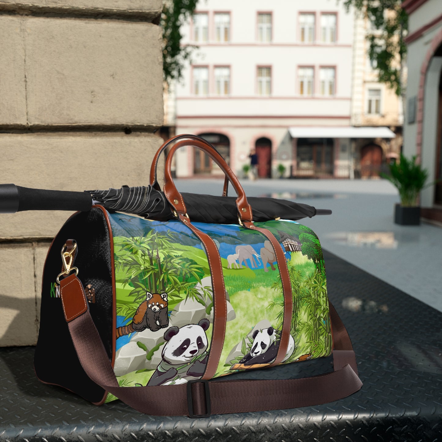 Adorable Panda Waterproof Travel Bag - Perfect for Adventurers & Animal Lovers