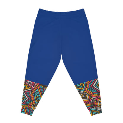 Afro Music Cartoon Art Athletic Joggers, Unisex Sweatpants, African Dance Jogging Pants