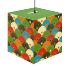 Japanese Fan Pattern Light Cube Lamp — Colorful Scallop Decorative Night Light Printify