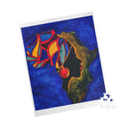 Artistic African Abstract Landscape Puzzle - Unique Design, Multiple Sizes Printify
