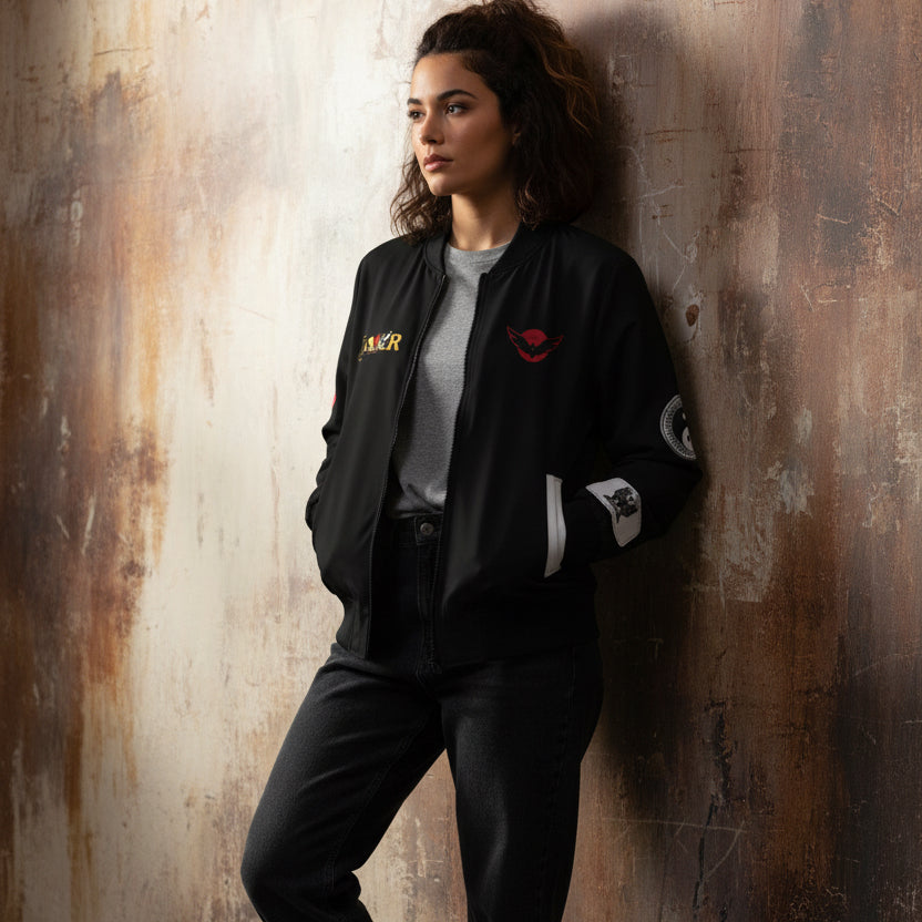 Gothic Jacket, Graphic Women's Coat, 3D Art Outerwear, Unique Hand Art Jacket, Fashionable Lightweight Jacket