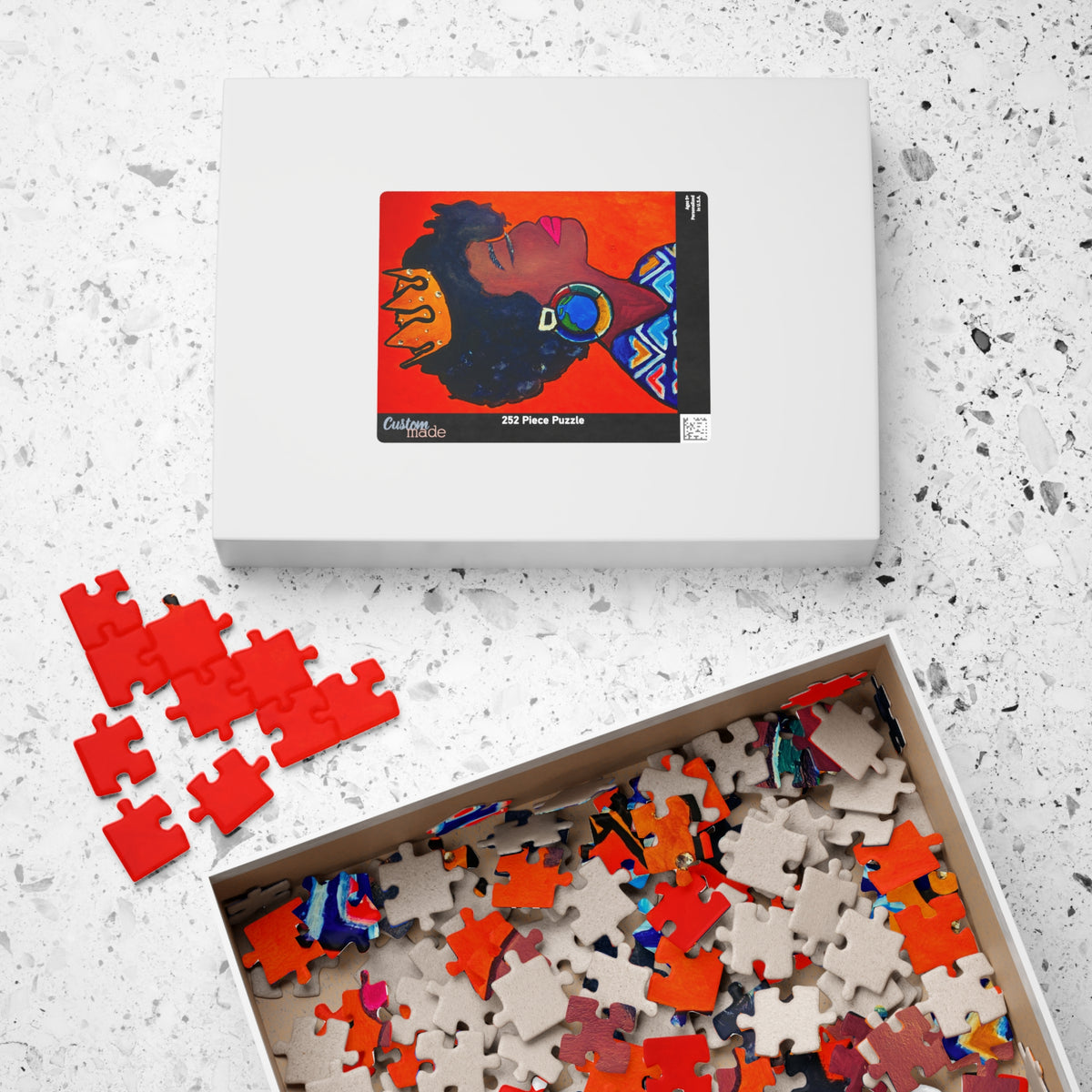 Queen's Crown Puzzle - Multiple Sizes (pieces) - Empowering Art for All Ages Printify