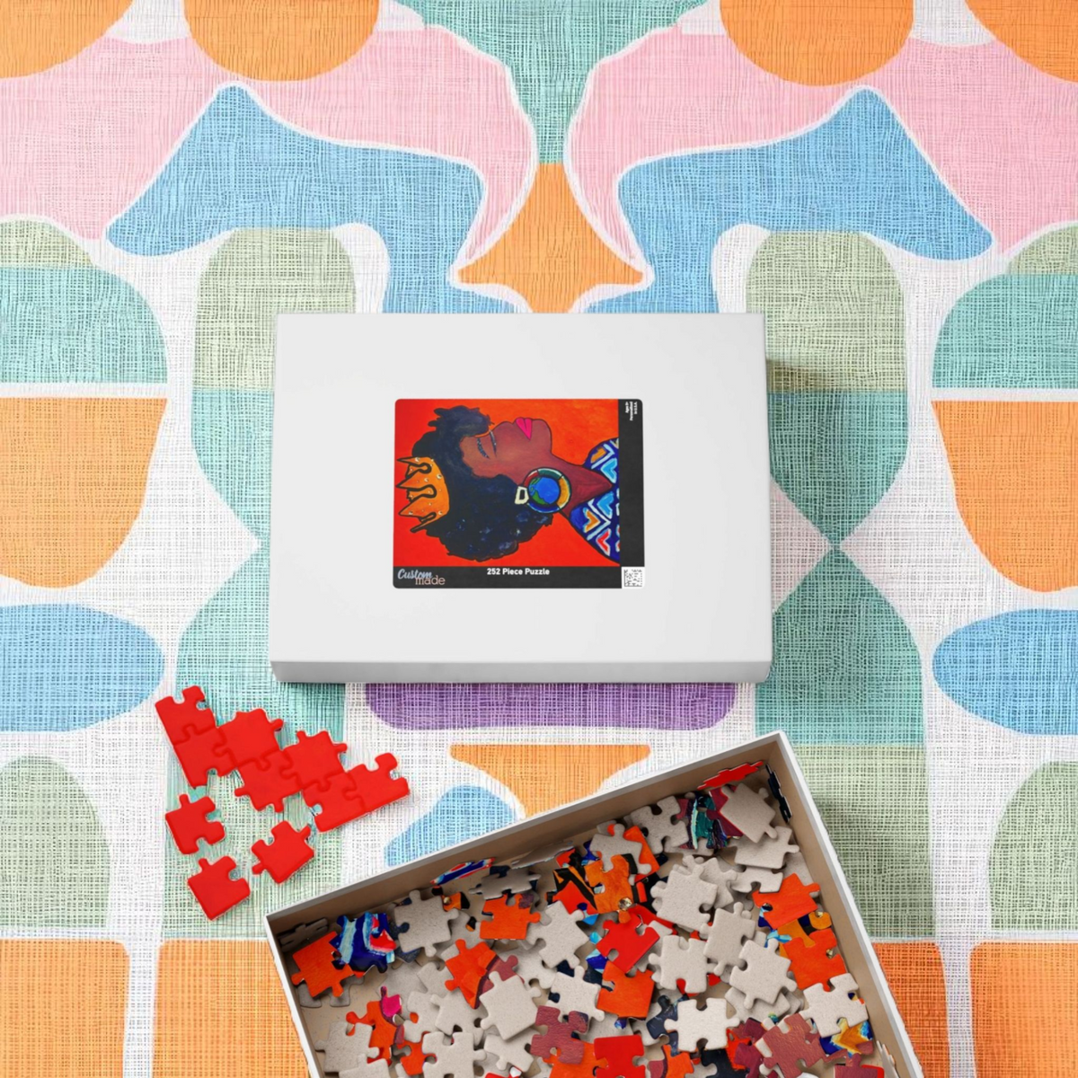 Queen's Crown Puzzle - Multiple Sizes (pieces) - Empowering Art for All Ages Printify