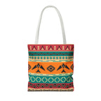 Southwestern Pattern Tote Bag - Native-Inspired Aztec Eagle Print Printify