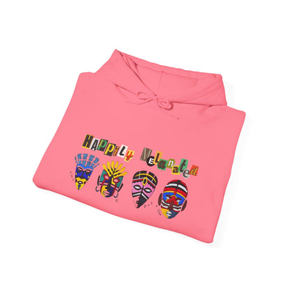 Ethnic Streetwear Unisex Heavy Blend, Hand-Drawn Tribal Music Art, Daily Wear