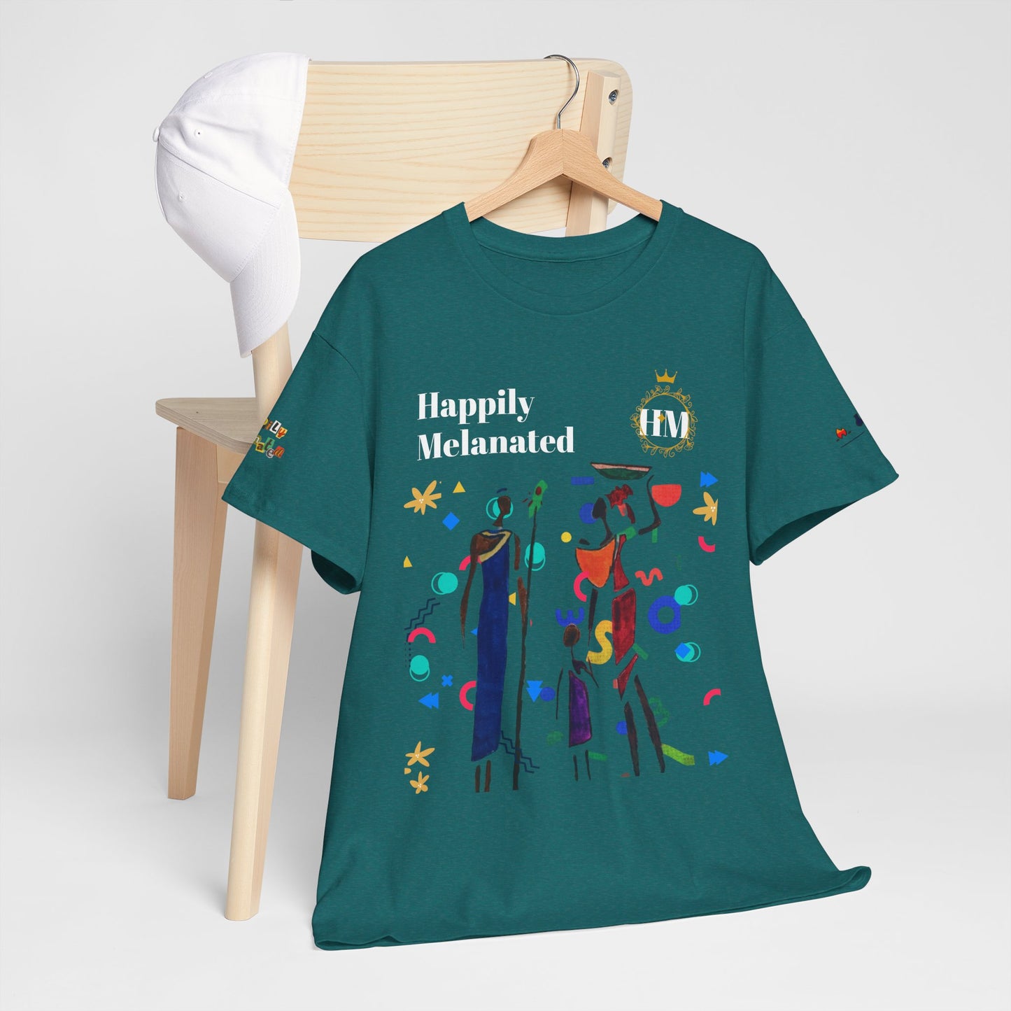 Ethnic Family Doodle Unisex Tee, Handcrafted Tshirt, Unique Family Shirt