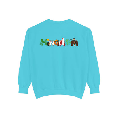 Nautical Dolphins Graphic Sweatshirt, Ocean Life Garment-Dye Jumper, Unisex Crewneck