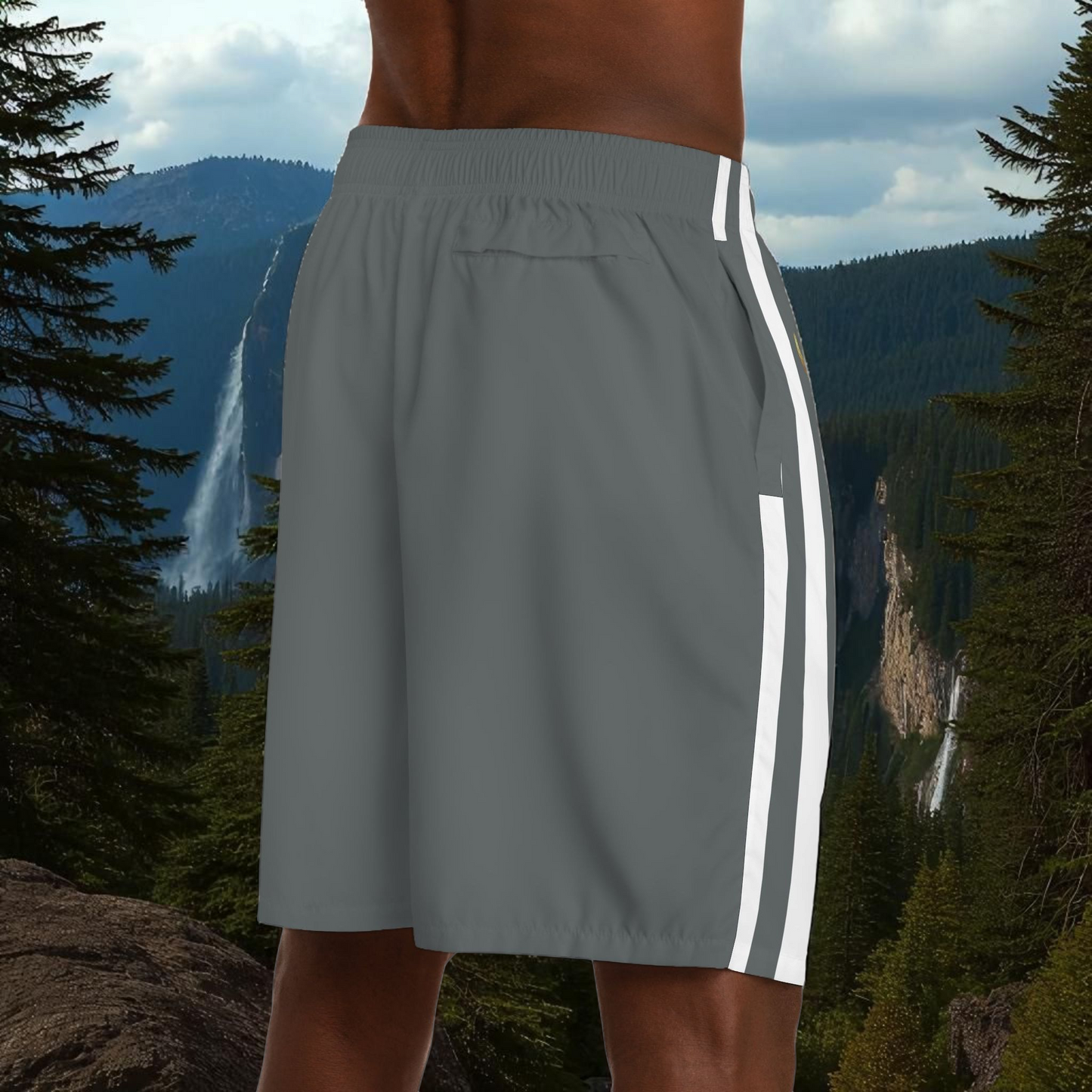 Cultural Dance Men's Jogger Shorts - Happily Celebrating Heritage