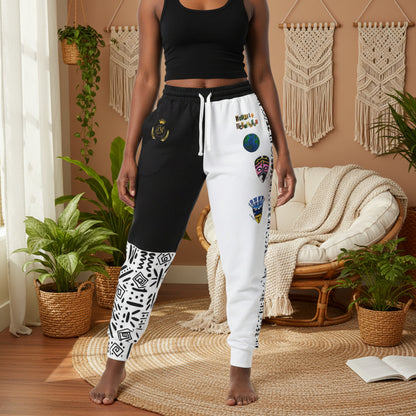 Handcrafted Afro Music Cartoon Art Unisex Joggers