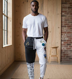 Handcrafted Afro Music Cartoon Art Unisex Joggers Printify