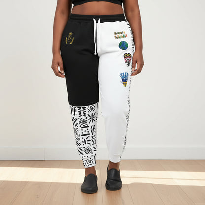 Handcrafted Afro Music Cartoon Art Unisex Joggers