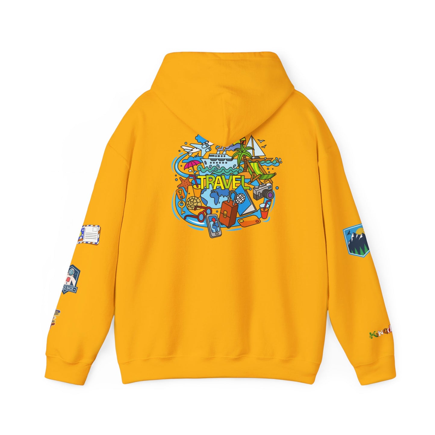 Vacation Mode Graphic Hoodie, Travel Enthusiast Unisex Hoodie,