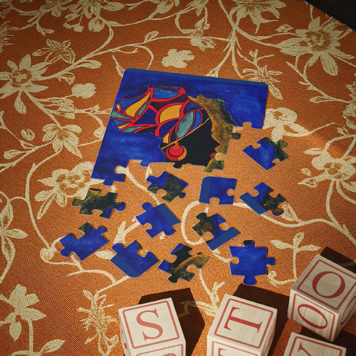 Kids' 30-Piece Africa Puzzle - Colorful Educational Fun Printify