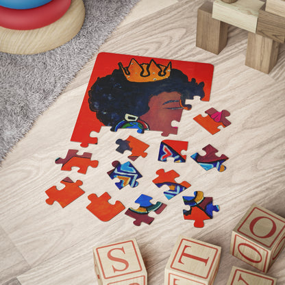 Kids' 30-Piece Crowned Queen Puzzle - Fun & Educational Playtime