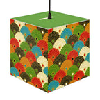 Japanese Fan Pattern Light Cube Lamp — Colorful Scallop Decorative Night Light Printify