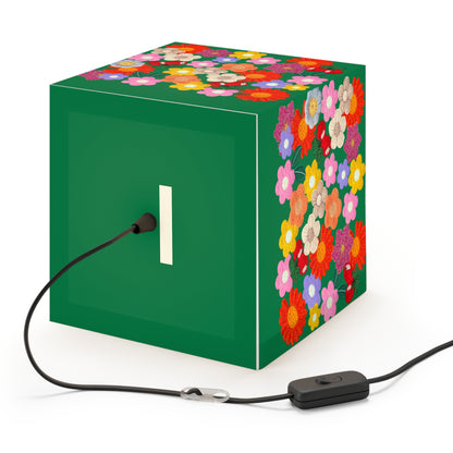 Floral Cube Lamp — Colorful Daisy Light Cube for Bedroom & Nursery