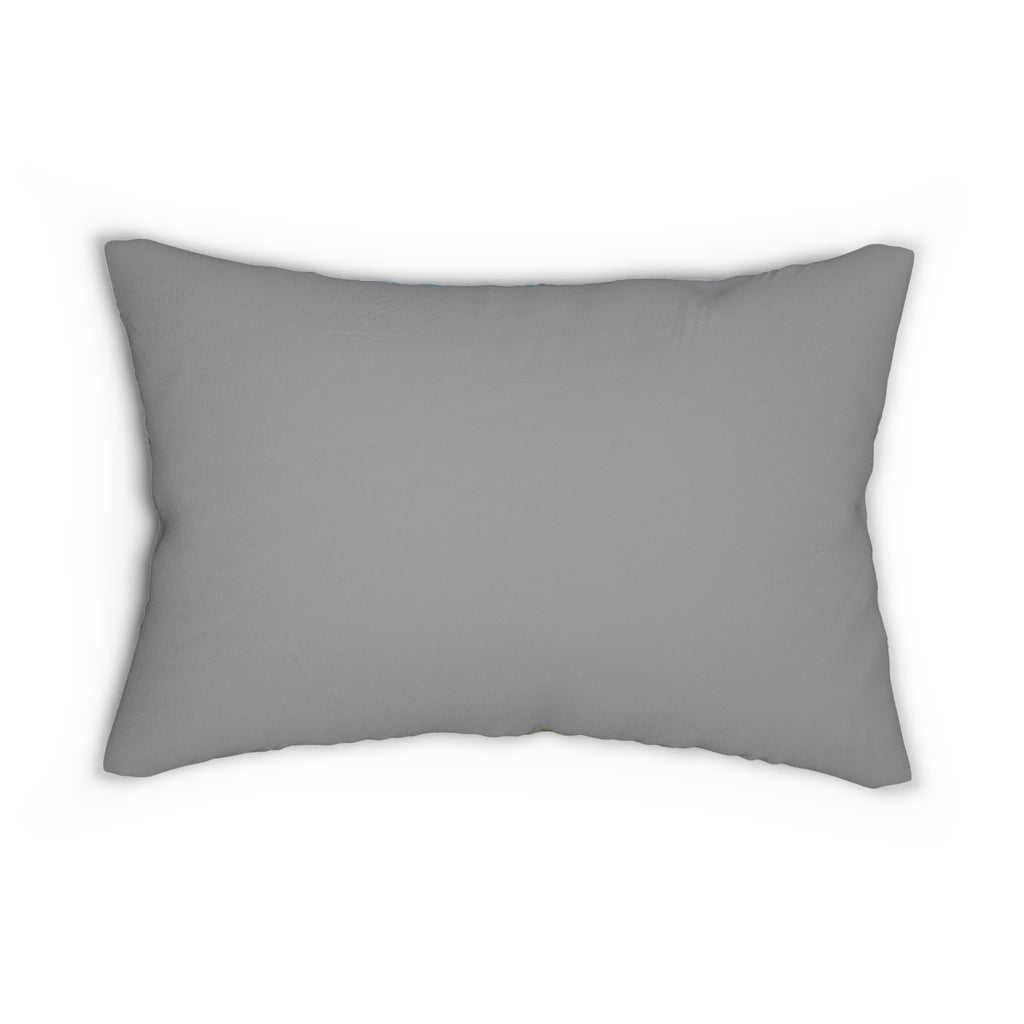 Cozy Wildlife Lumbar Pillow - Nature-Inspired Panda & Elephant Design Printify