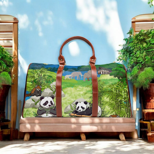 Adorable Panda Waterproof Travel Bag - Perfect for Adventurers & Animal Lovers