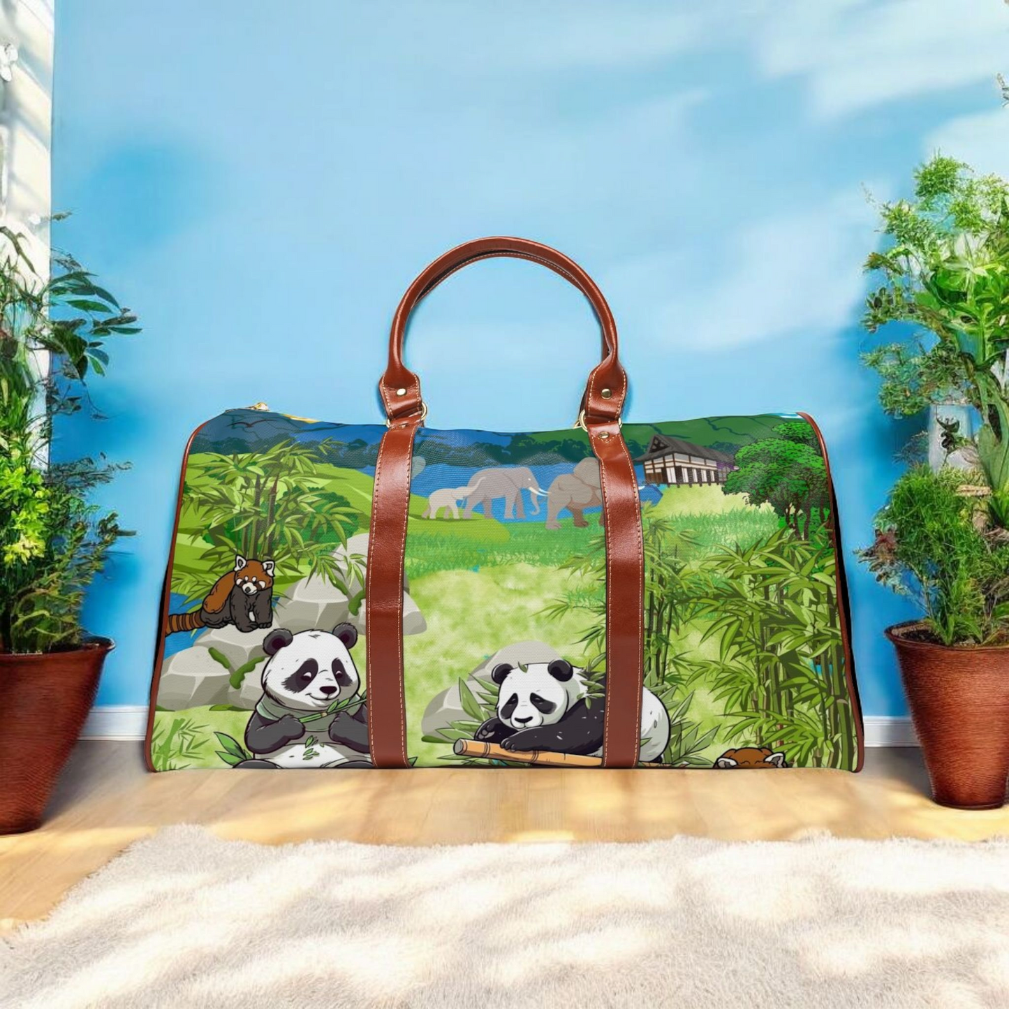 Adorable Panda Waterproof Travel Bag - Perfect for Adventurers & Animal Lovers