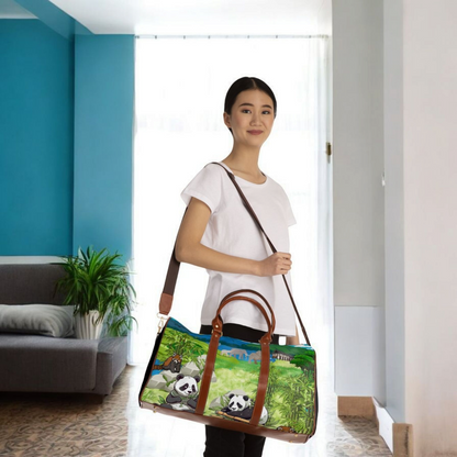 Adorable Panda Waterproof Travel Bag - Perfect for Adventurers & Animal Lovers