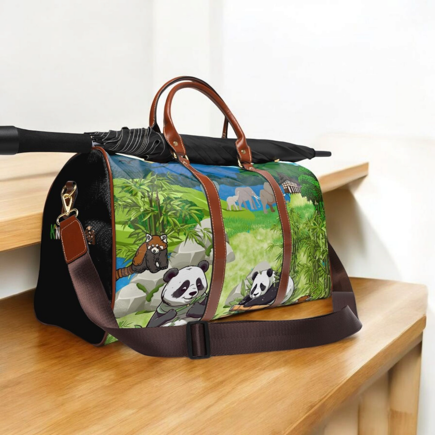 Adorable Panda Waterproof Travel Bag - Perfect for Adventurers & Animal Lovers