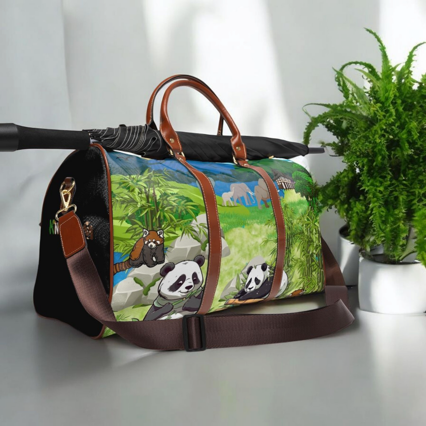 Adorable Panda Waterproof Travel Bag - Perfect for Adventurers & Animal Lovers