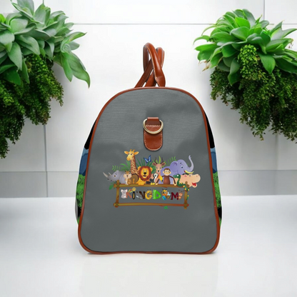 Elephant Adventure Waterproof Travel Bag - Nature-Inspired Design for Eco-Friendly Travelers