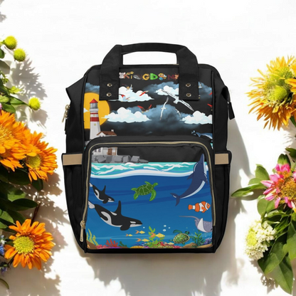 Ocean Adventure Multifunctional Diaper Backpack