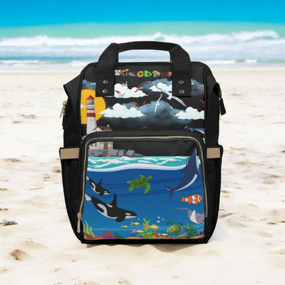 Ocean Adventure Multifunctional Diaper Backpack