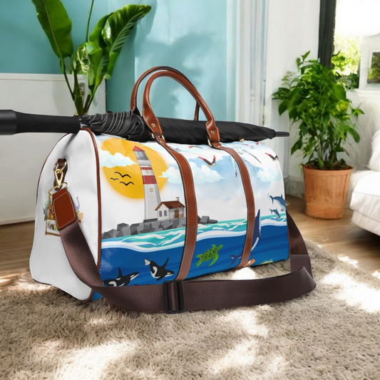 Waterproof Travel Bag - Coastal Adventure Design for Beach Lovers & Explorers