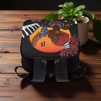 Vibrant Music-Inspired Unisex Shoulder Backpack - Stylish & Functional Printify