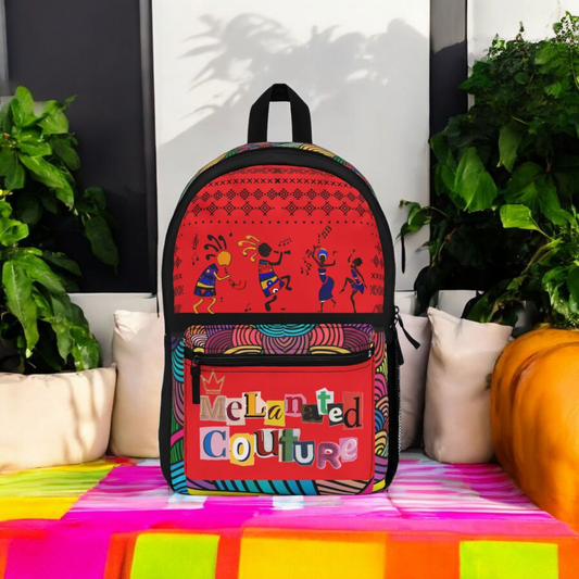 Tribal Dance Backpack, Ethnic Music Festival Bag, Boho Rucksack, Aztec Design Knapsack