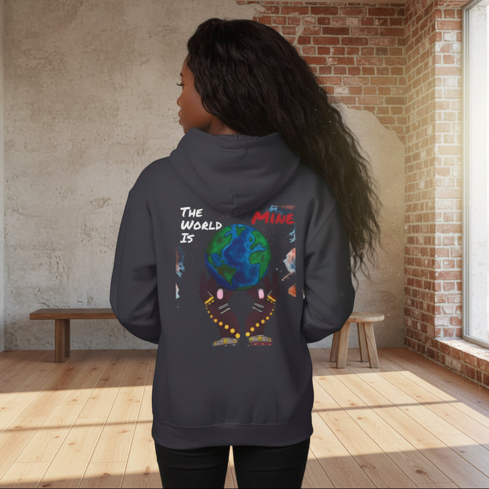 Galactic Art Unisex Hoodie, Space Design Pullover Sweatshirt, Celestial Sweatshirt Printify