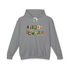 Handcrafted Afro Music Graphic Hoodie - Unisex Lightweight Hooded Sweatshirt, Hipster Hoodie Printify