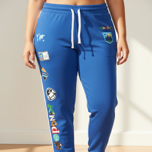 Graphic Travel-Inspired Athletic Unisex Joggers | Casual Fitness Pants