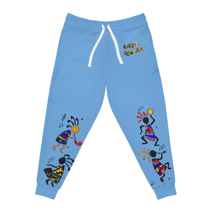 Kokopelli Dance Athletic Unisex Joggers — Colorful Southwestern Musician Print