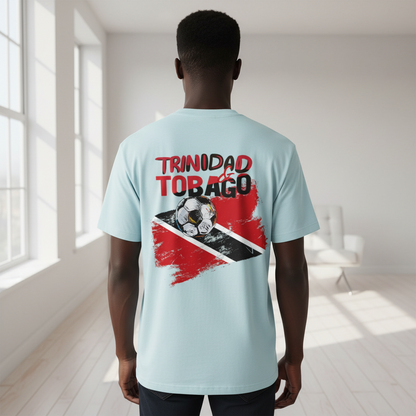 Trinidad Flag Themed Graphic Unisex Oversized T-Shirt