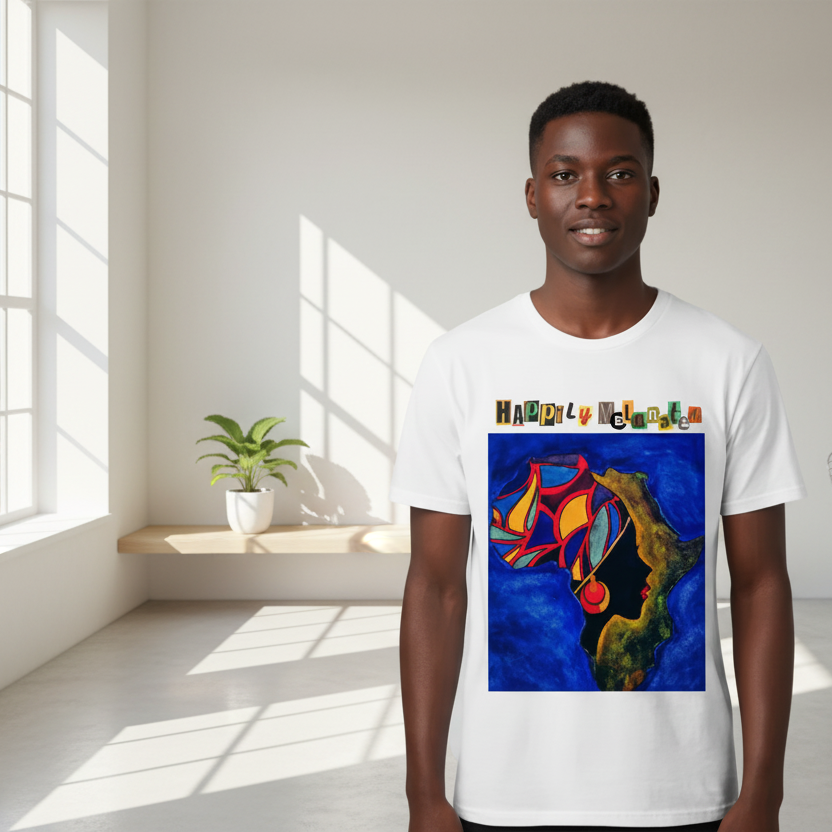 African Continental Graphic Unisex Essential Cotton T-Shirt