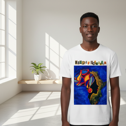 African Continental Graphic Unisex Essential Cotton T-Shirt