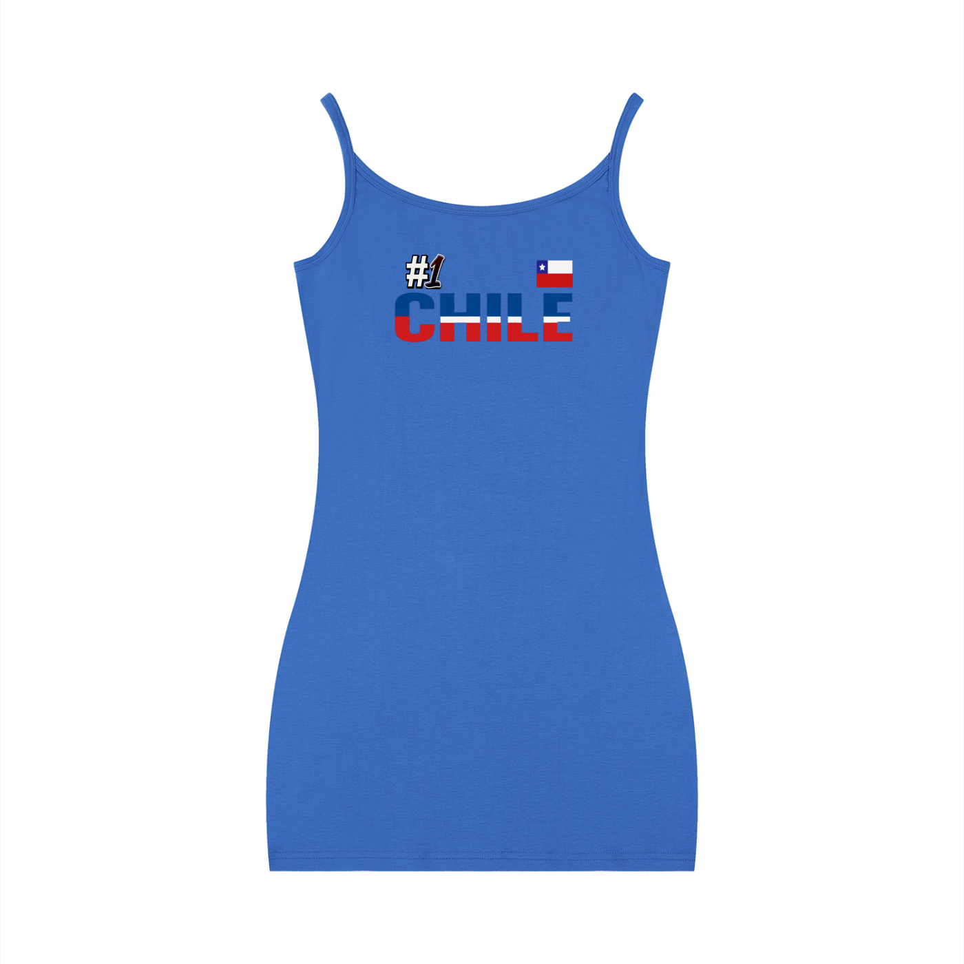 Chile Flag Art Women's Solid Tight Sleeveless Dress