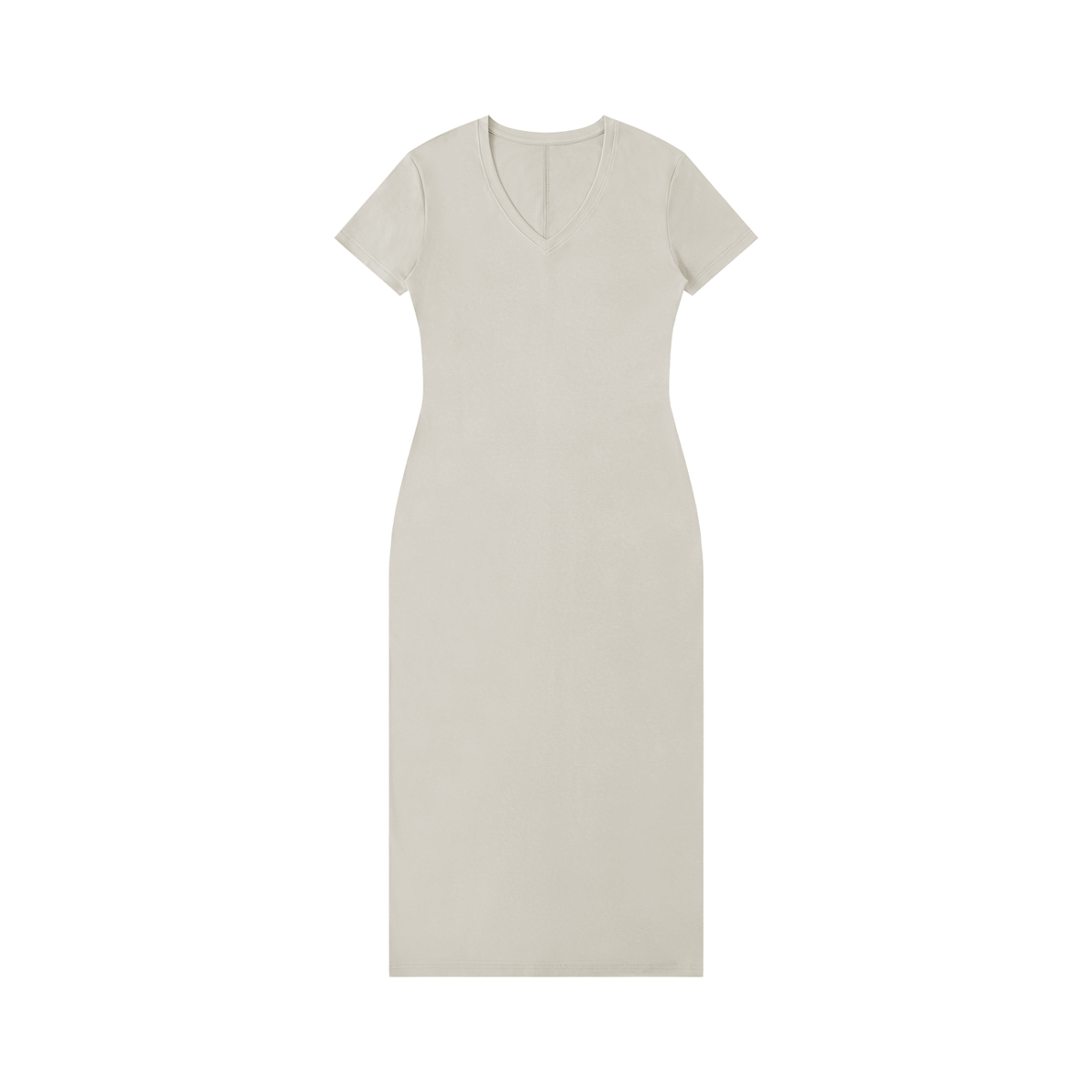 Women's V-Neck Short Sleeve Long Maxi Dress