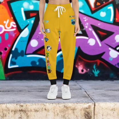 Unisex Travel-Inspired Athletic Joggers | Casual Fitness Pants, Workout Gear