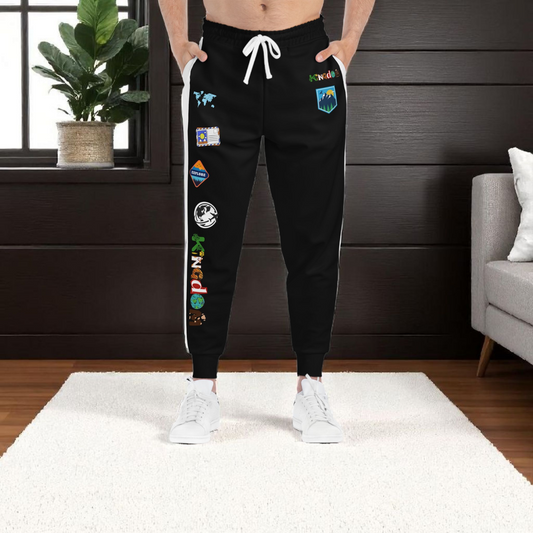 Unisex Travel-Inspired Athletic Joggers | Casual Fitness Pants, Workout Gear
