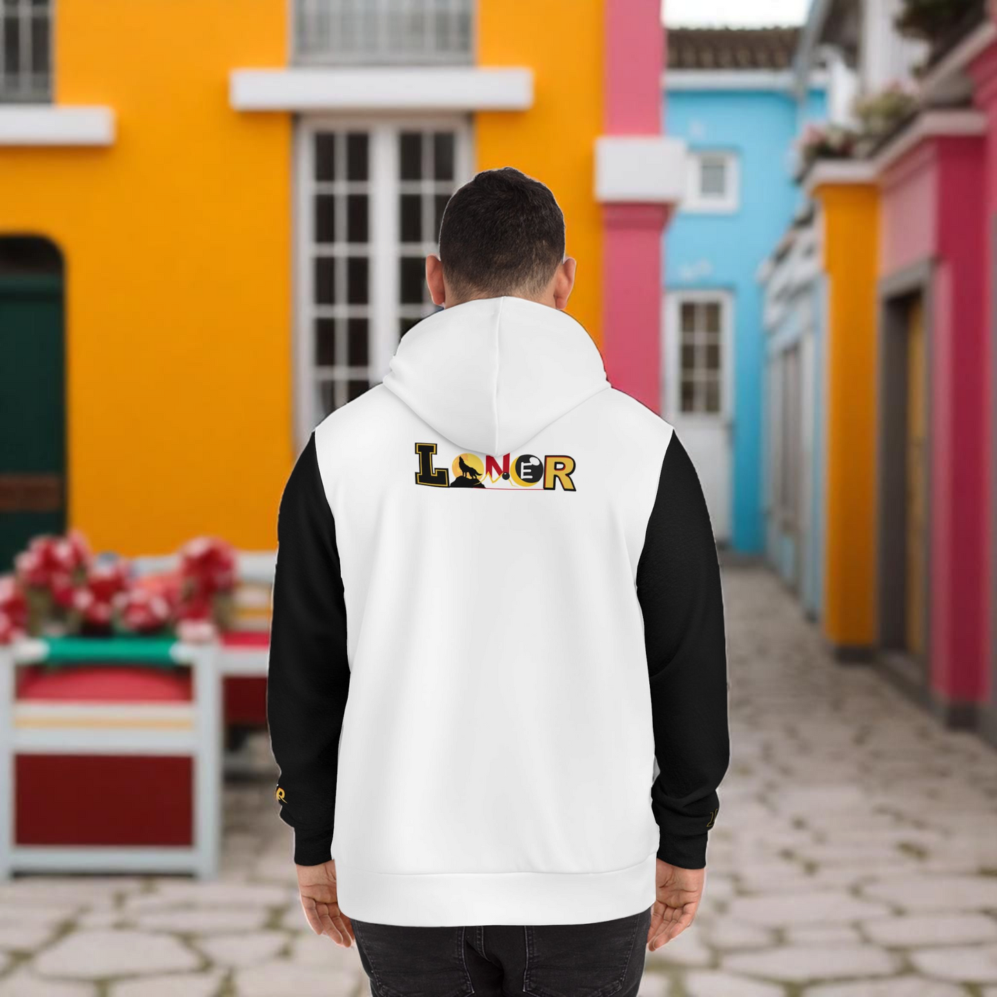 Stylish Dragon Hoodie, Unique Fashion Sweatshirt, AOP Design, Trendy Streetwear