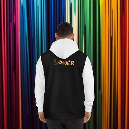 Stylish Dragon Hoodie, Unique Fashion Sweatshirt, AOP Design, Trendy Streetwear