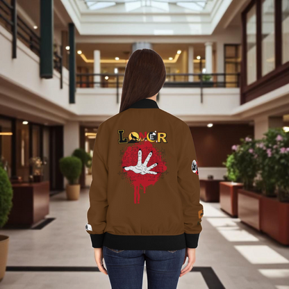 Gothic Jacket, Graphic Women's Coat, 3D Art Outerwear, Unique Hand Art Jacket
