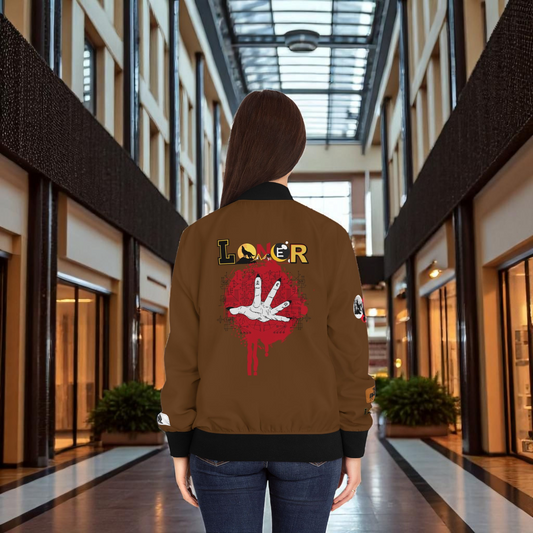 Gothic Jacket, Graphic Women's Coat, 3D Art Outerwear, Unique Hand Art Jacket