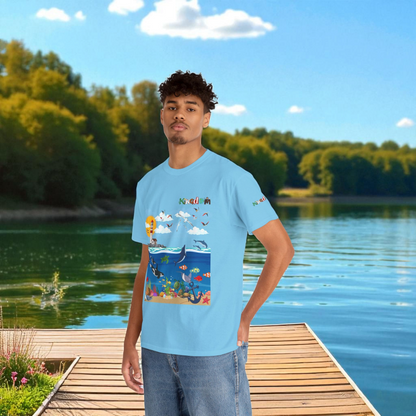Nautical Dolphins Graphic Unisex T-shirt