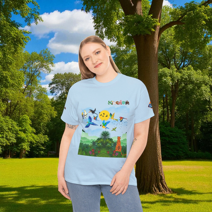 Tropical Birds Unisex Tee, Jungle Animals Graphic Shirt, Nature Inspired T-Shirt
